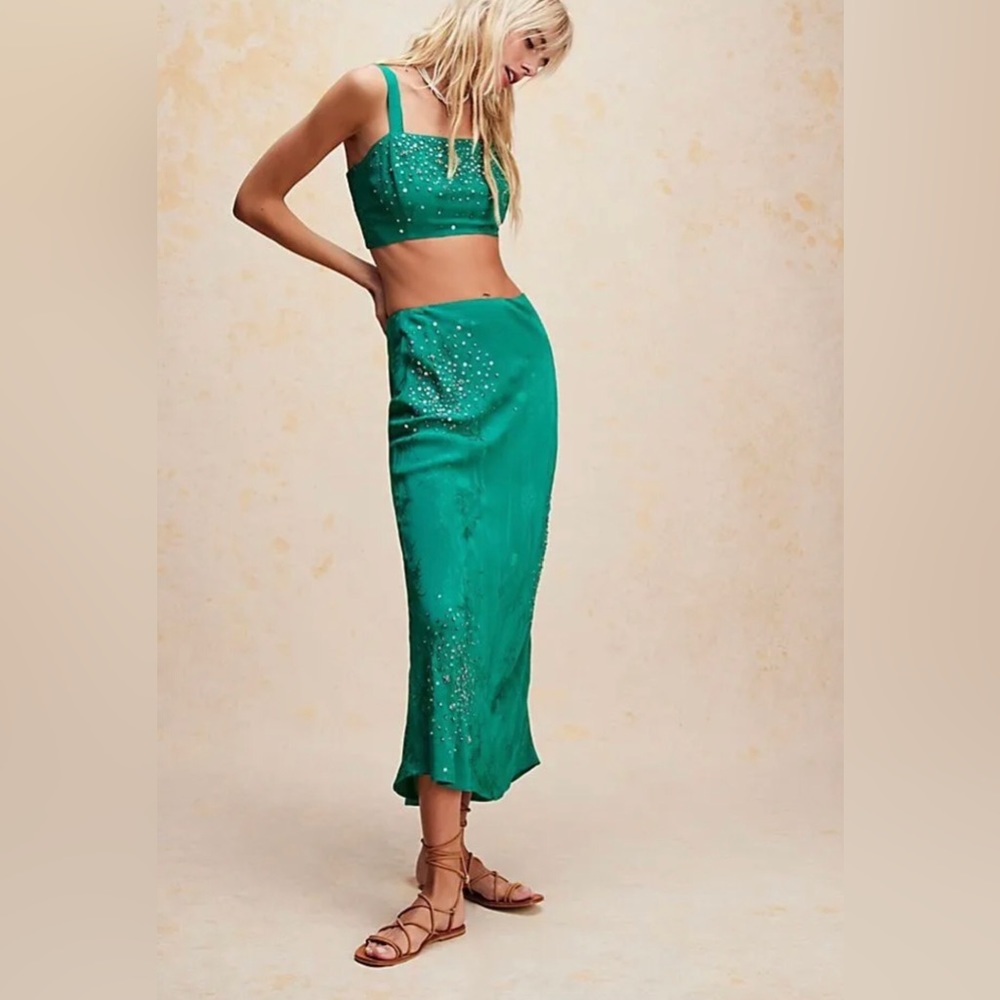 Free People Jainsons Jewel Margaux Beaded Set Size S. B15